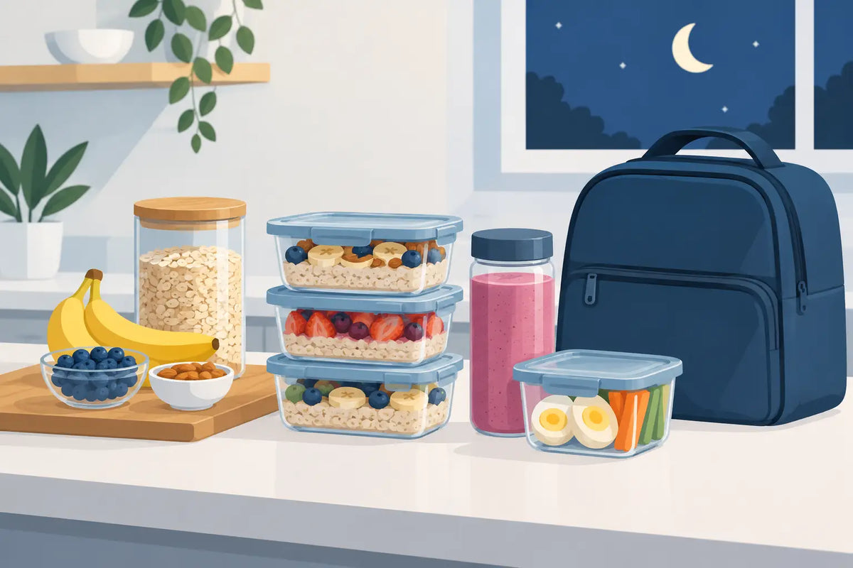 How to Prepare Portable Breakfast Night Before